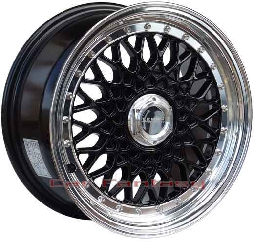 Lenso Wheels BSX 7,5x16 zwart 4x100 ET25 Velgen