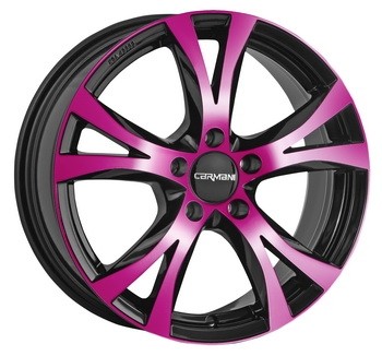 Velgen Carmani 9 Compete roze 7.5x17 5x108 ET45