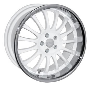 Team Dynamics Equinox white 8,5x19 inch velgenset wit