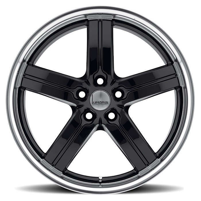 Velgen Lumarai Morro 20x10 5x120 ET31 Glanzend Zwart + Machined