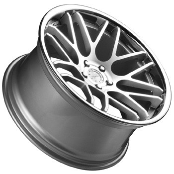 VERTINI MAGIC CONCAVE INOX SILVER MACHINE POLISHED 11x19 5x130