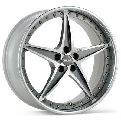 Velgen OZ Mito Rosso graphite silver 11x19 inch 5x108 ET35