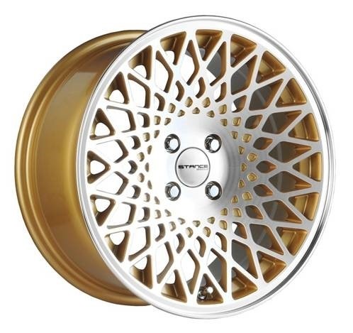 Stance Encore Gold Machined 4X100 8X15 ET25