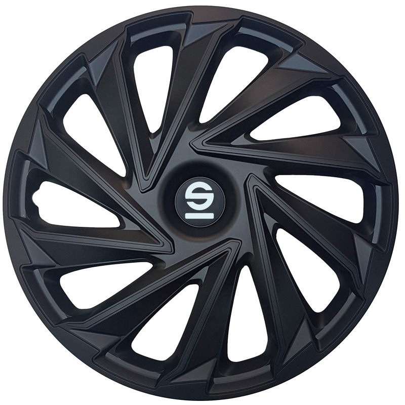 Sparco Wieldoppen Varese - 15-inch - Zwart - Set van 4 stuks