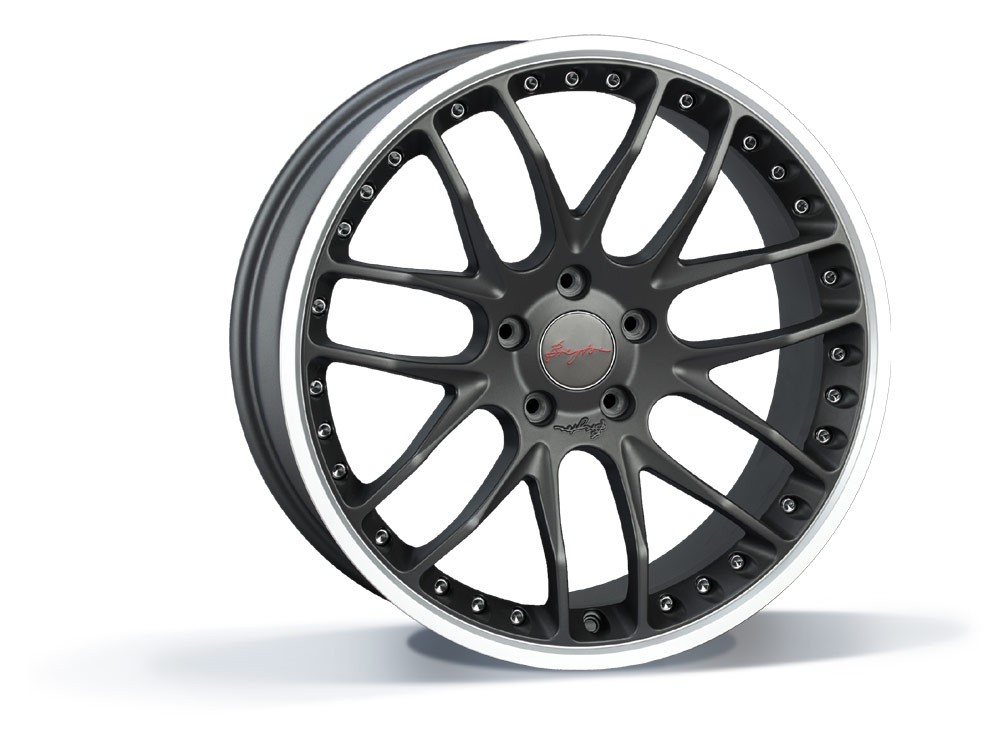 Breyton GTP 5x120 10.5x21 ET 30 Matt Gun - Rand gepolijst ( 3 de