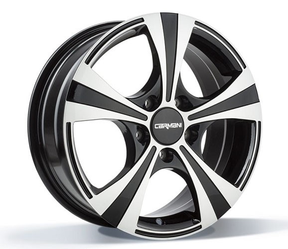Carmani CA11 Rush 6,5x16 5x112 ET49 black polish Velgen