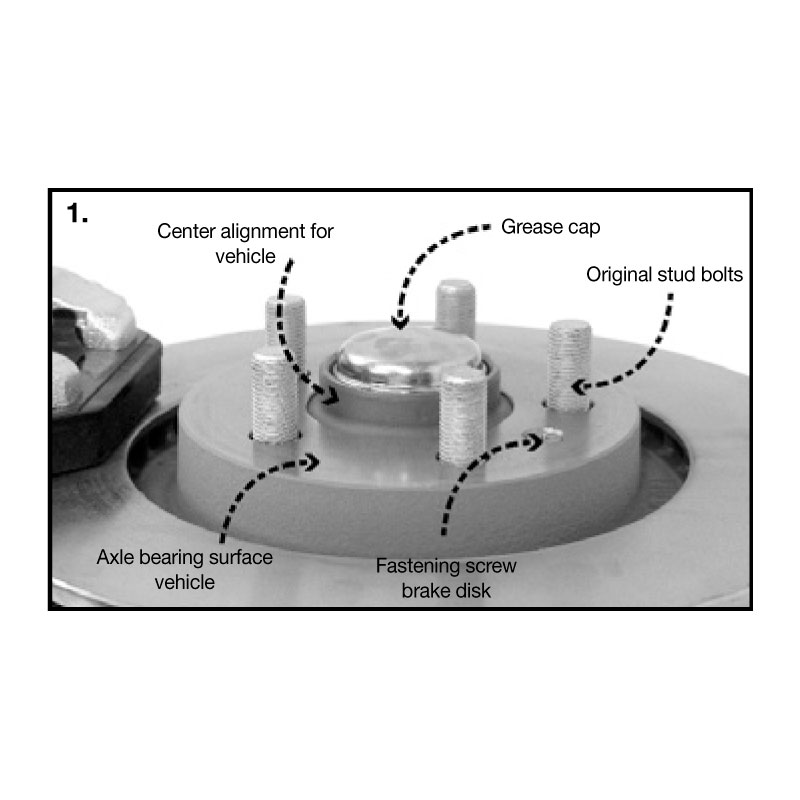 H&R DRS-Systeem Spoorverbrederset 10mm per as - Steekmaat 4x100 - Naaf 56,1mm - Boutmaat M12x1,5 -   Proton Persona