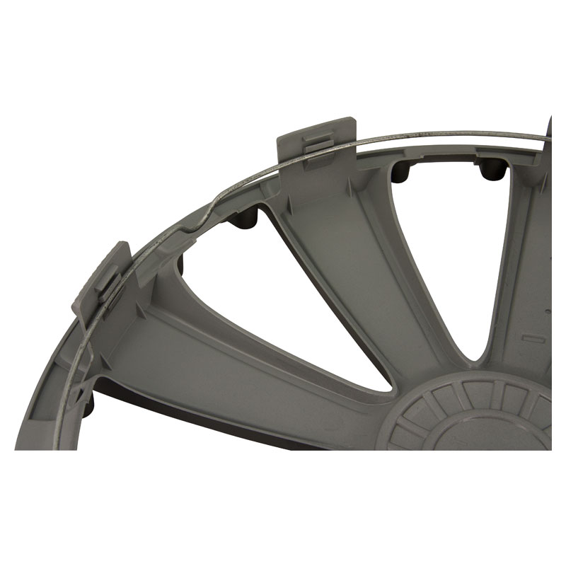 4-Delige Wieldoppenset RS-T 15-inch zwart
