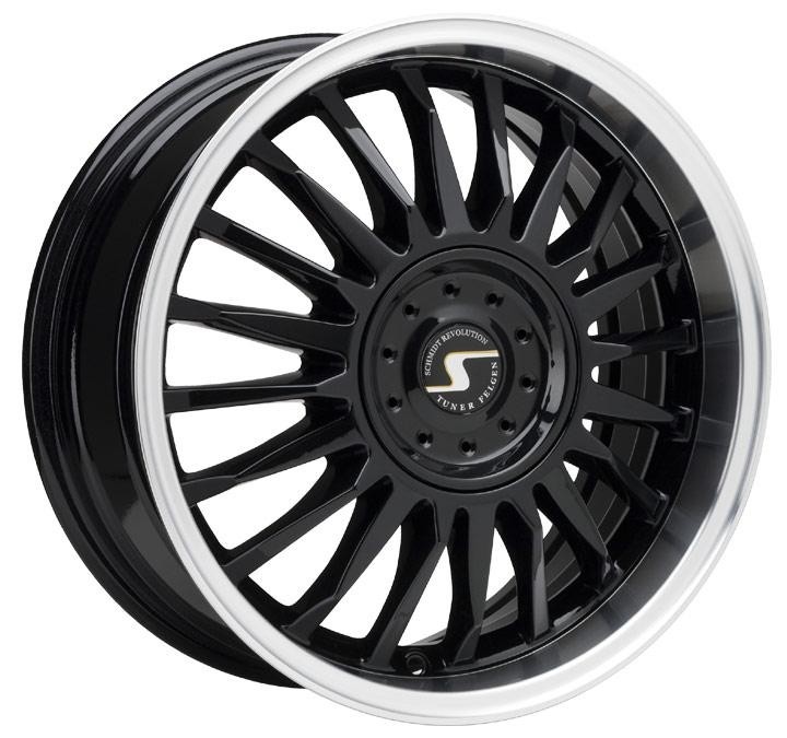 Schmidt CC Line Velgen (gepolijste rand) zwart 7,5x17