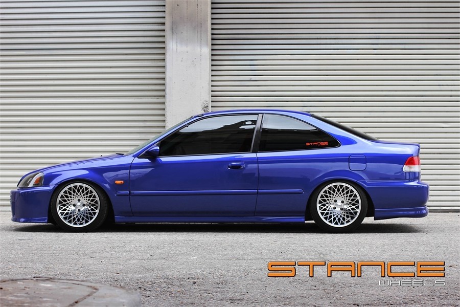 Stance Encore Black Machined 4X100 8X15 ET25
