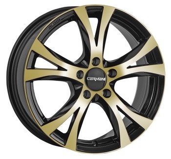 Velgen Carmani 9 Compete Goud 7.5x17 5x120 ET45