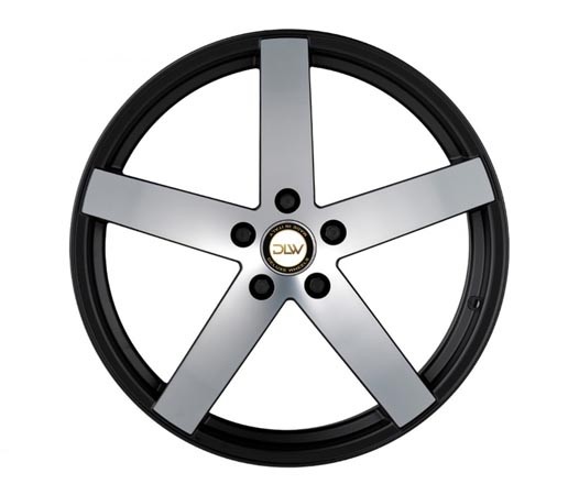 Deluxe Uros K Black Matt Polish 9x20 5x112 ET25 Velgen