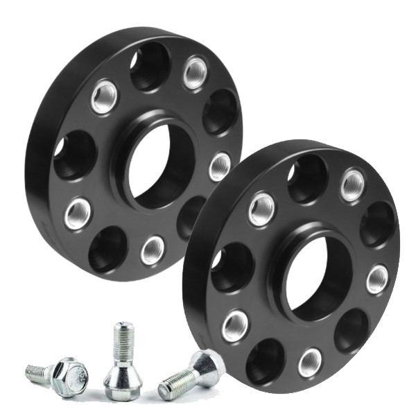 Spoorverbreders Audi 5x112 57,1 M14x1,5 40mm zwart