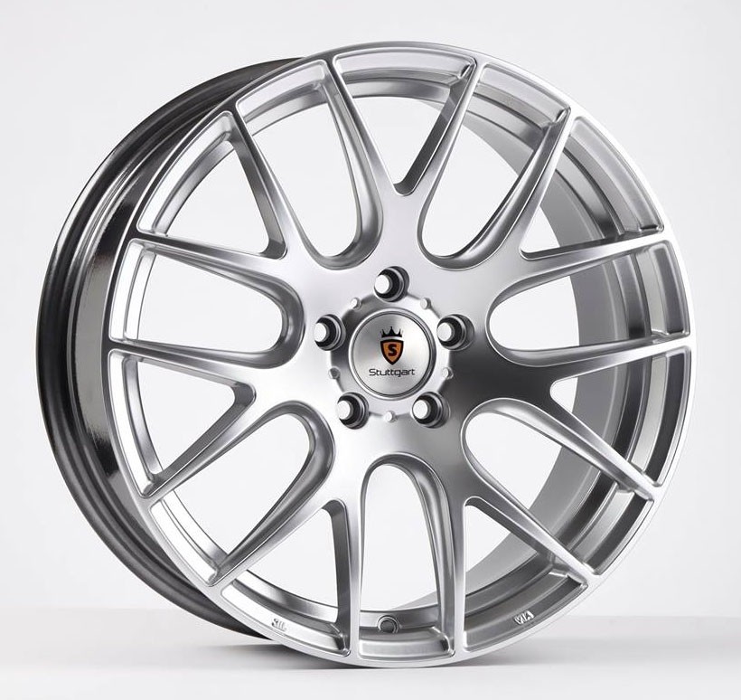 STUTTGART ST3 8.5x19 5x112 ET35 HYPER SILVER Velgen