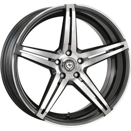 artFORM AF-301 Gun Metal Polished 9x21 5x112 ET35 Velgen