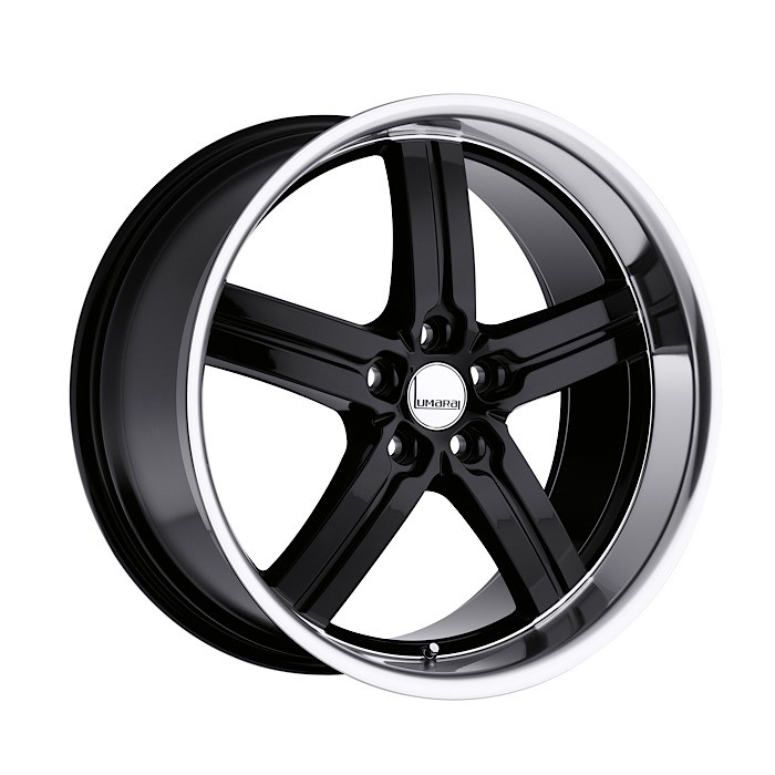 Velgen Lumarai Morro 20x10 5x120 ET31 Glanzend Zwart + Machined