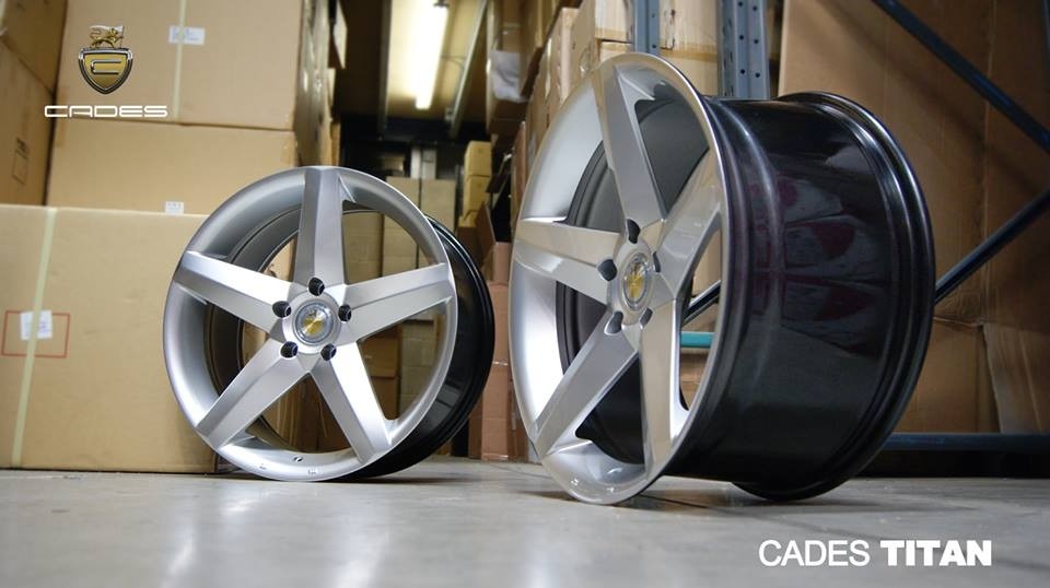 Cades TITAN HIGH POWER SILVER 8.5x20 5x120 ET35