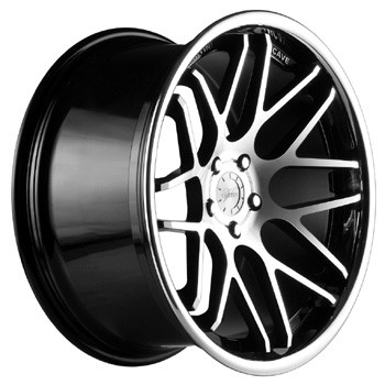 VERTINI MAGIC CONCAVE INOX BLACK MACHINED FACE 9,5x22 5x130