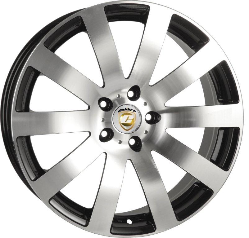 Velgen Calibre Decorus 8x19 5x114.3 Black/Polished face