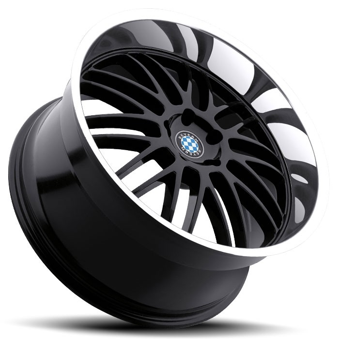 Velgen Beyern Mesh 19x9,5 5x120 ET30 Glanzend Zwart + Machined R