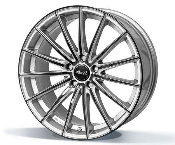 Brock B36 8,5x19 5x112 ET45 Kristal zilver / Black Velgen