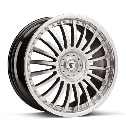 Velgen Schmidt CF-Line-1-dlg-Highglosszilver 8.5x20 5x120 ET30