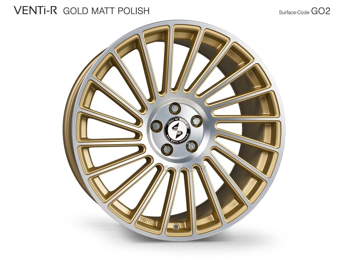 EtaBeta VENTi-R DC 10,5x20 5x114,3 ET45 Gold Matt Polish