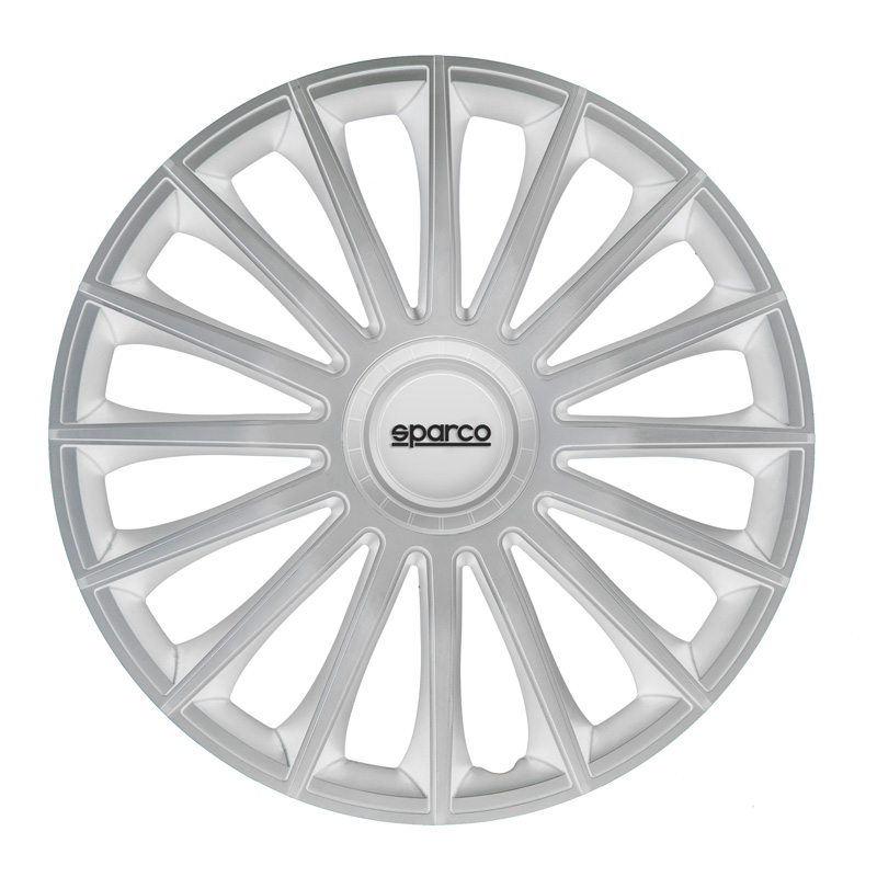 Sparco Wieldoppen Treviso - 15-inch - Zilver - Set van 4 stuks