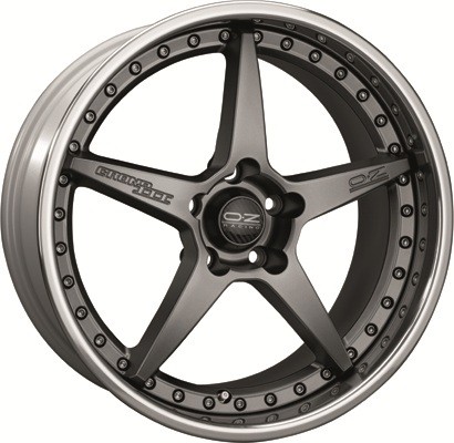 Velgen OZ Crono III matt graphite silver 8.5x20 inch 5x130 ET49