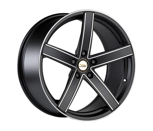 Deluxe Uros K Black Matt Polish 9x20 5x120 ET27 Velgen