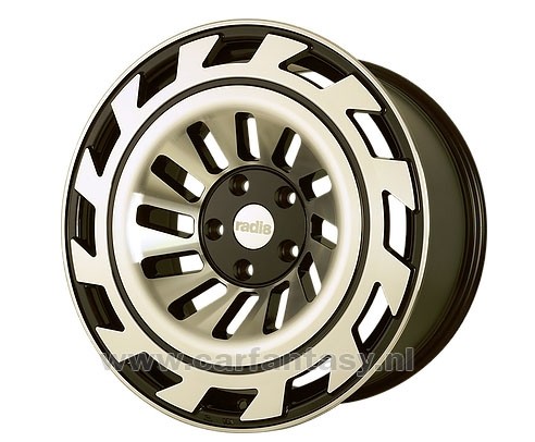 RADI8 T12 8.5/10.0x19 5x112 45 Black / Machine Face 66,6 Bree