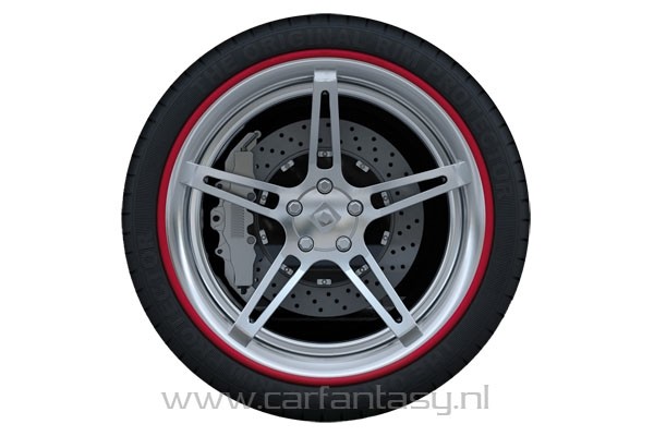 RimRingz 17 inch Rood (set)