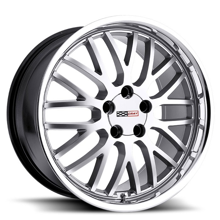 Velgen Cray Manta 19x10,5 5x120,65 ET65 Zilver + Machined Rand