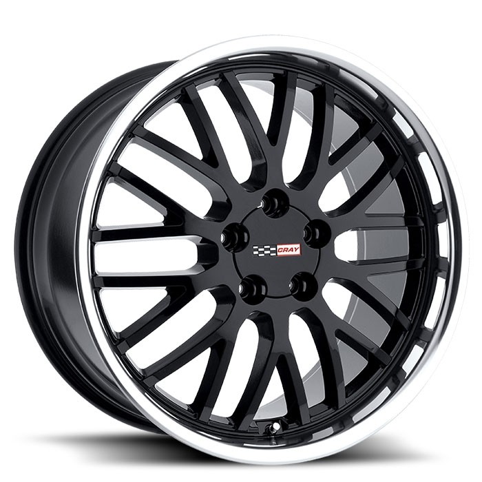 Velgen Cray Manta 19x10,5 5x120,65 ET65 Glanzend Zwart + Machine