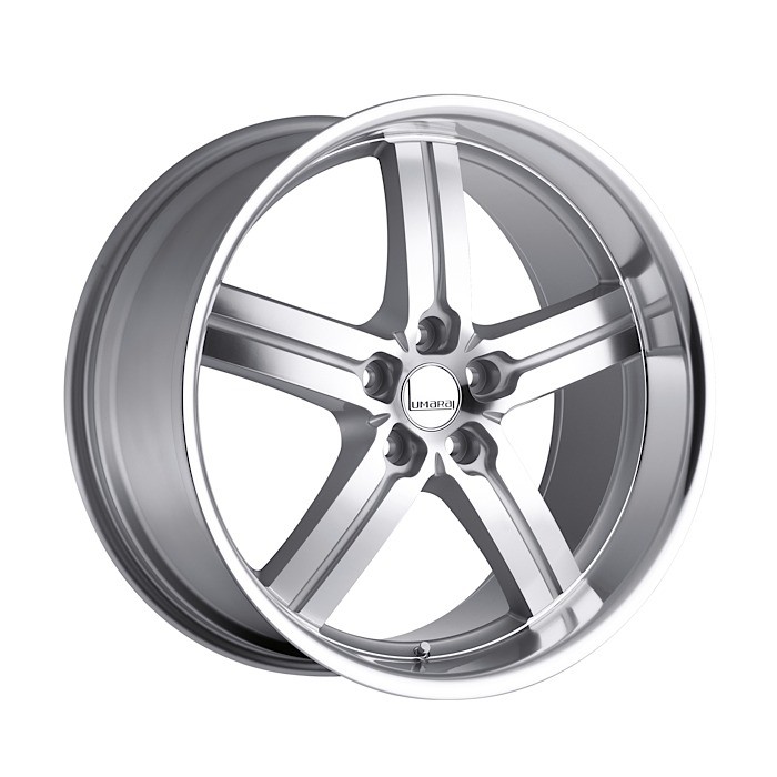Velgen Lumarai Morro 20x8,5 5x120 ET31 Zilver Machined Face & Ra
