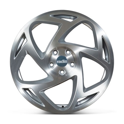RADI8 S5 10.0x19 5x112 45 Matt silver/Machine face 66,6 Velgen