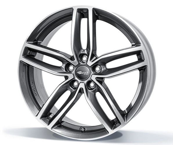 RC Design RC29 8x18 5x112 ET45 himalaya-grey front gepolijst Vel
